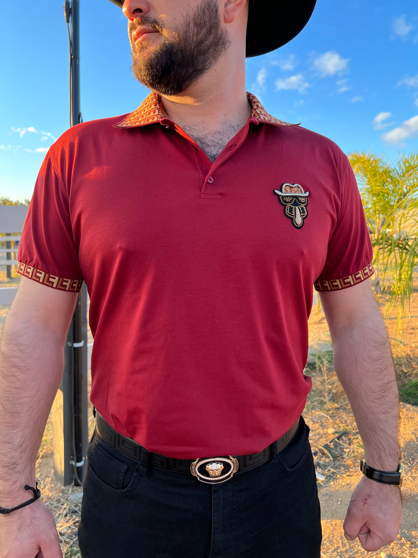 POLO KARLITO BURGUNDY