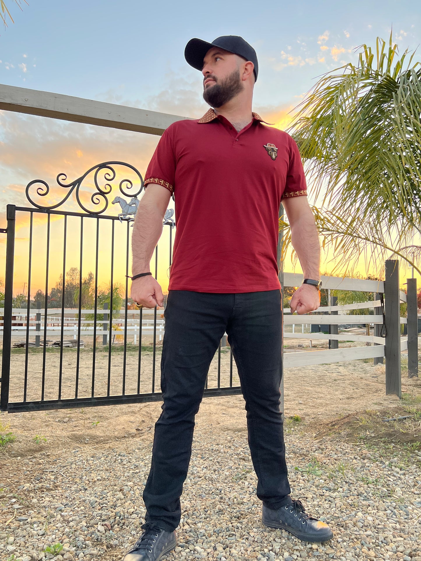 POLO KARLITO BURGUNDY