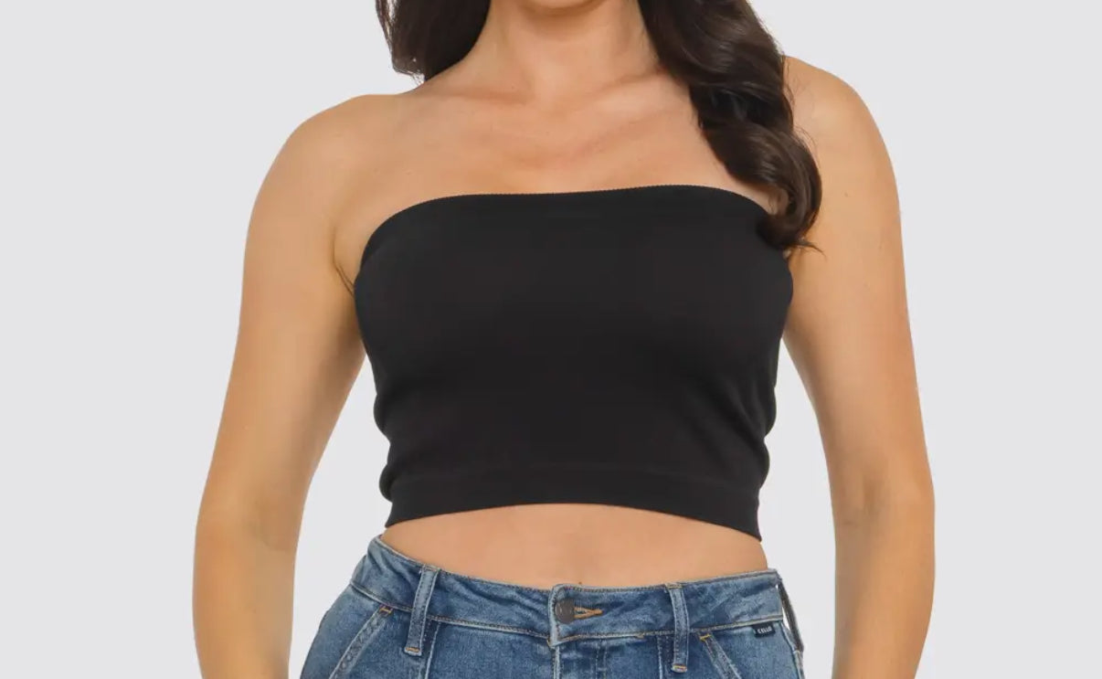Black tube top