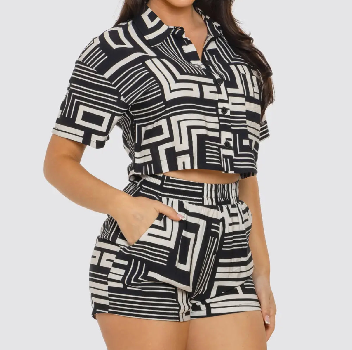 Black pattern set